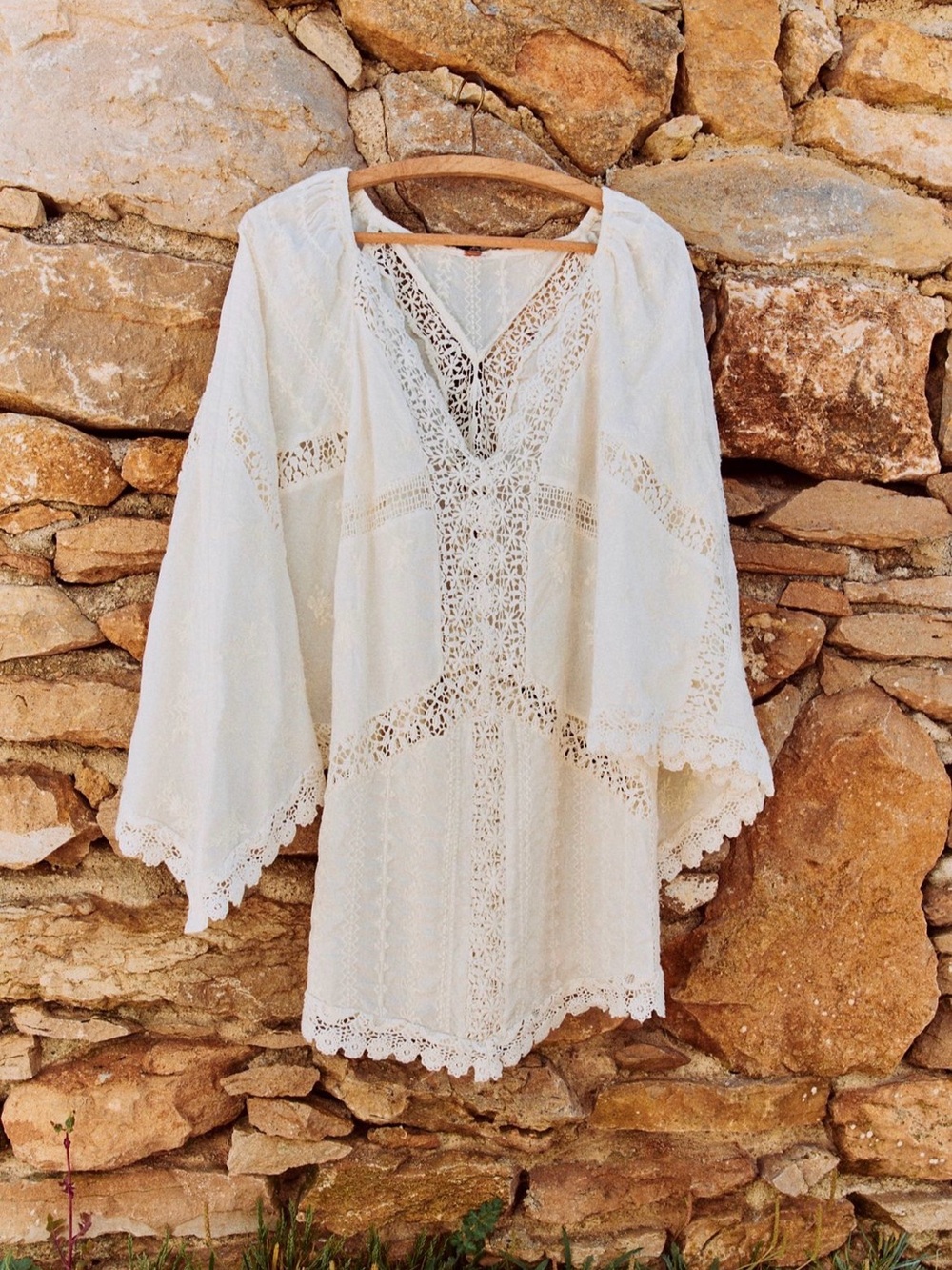 ❌SOLD❌ NWT Free People Wildflower Muse Mini Dress in Egret - Picture 11 of 11